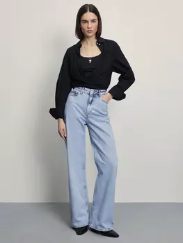 Джинсы wide leg