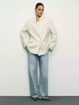 Джинсы wide leg со средней посадкой