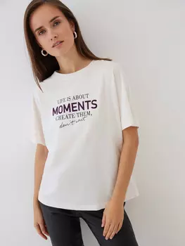 Футболка из 100% хлопка с надписью