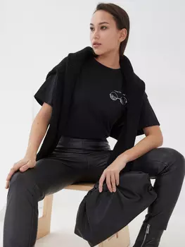 Футболка из 100% хлопка с принтом