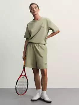 Футболка из футера с принтом