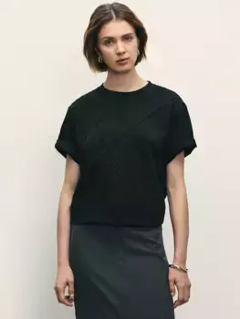 Футболка из хлопка с геометричным рисунком