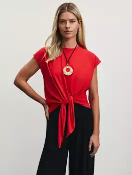 Футболка из хлопка с узлом