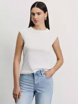 Футболка из хлопка с рукавом реглан