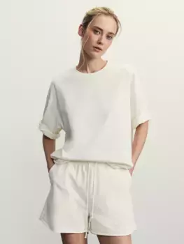 Футболка оверсайз из футера