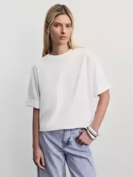 Футболка оверсайз из плотного хлопка