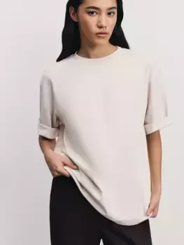 Футболка оверсайз из плотного хлопка