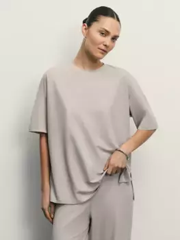Футболка оверсайз из вискозы