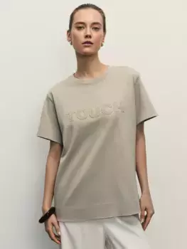 Футболка оверсайз с принтом