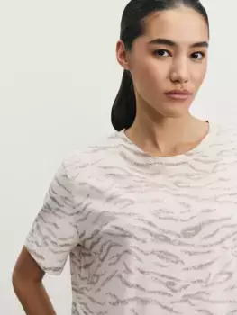 Футболка прямого кроя с принтом