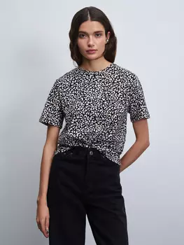 Футболка с анималистичным принтом