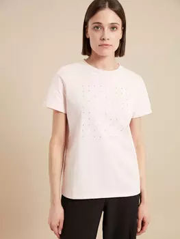 Футболка с надписью 100% хлопок