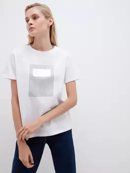 Футболка с принтом