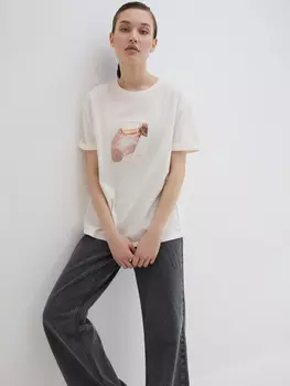 Футболка с принтом