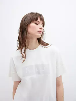 Футболка с принтом