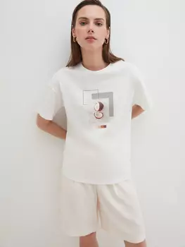 Футболка с принтом