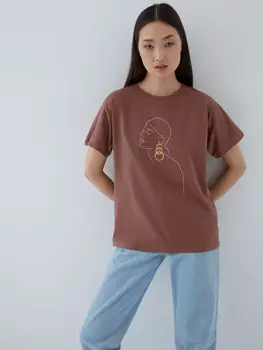 Футболка с принтом