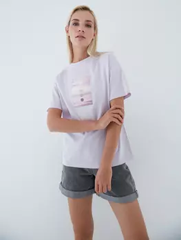 Футболка с принтом