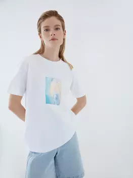 Футболка с принтом