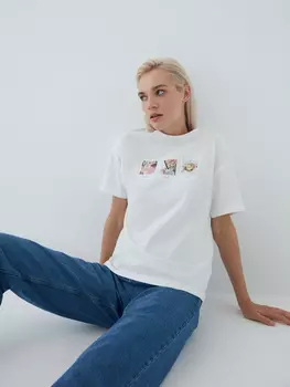 Футболка с принтом