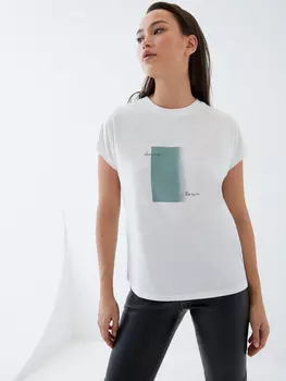 Футболка с принтом