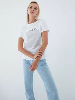 Футболка с принтом