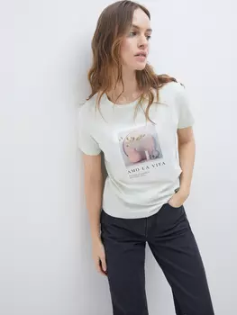 Футболка с принтом