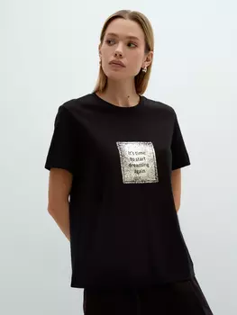 Футболка с принтом