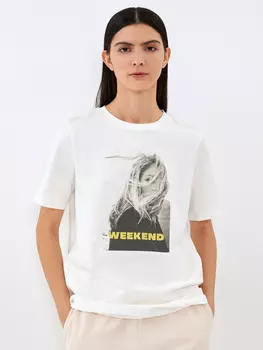 Футболка с принтом