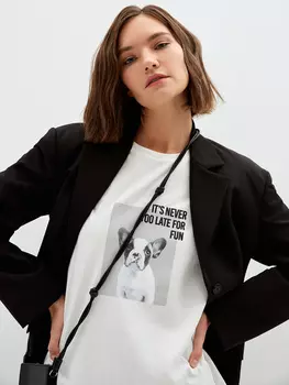 Футболка с принтом