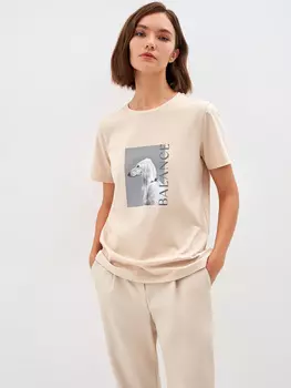 Футболка с принтом