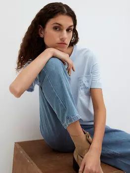 Футболка с принтом