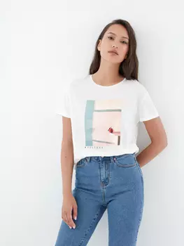 Футболка с принтом