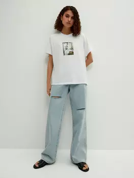 Футболка с принтом