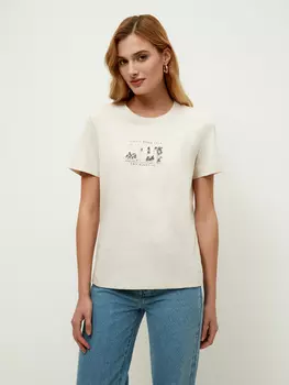 Футболка с принтом