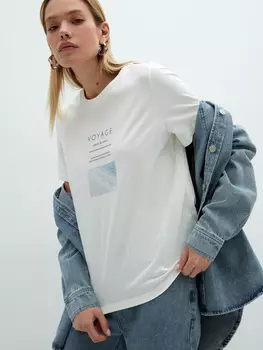 Футболка с принтом