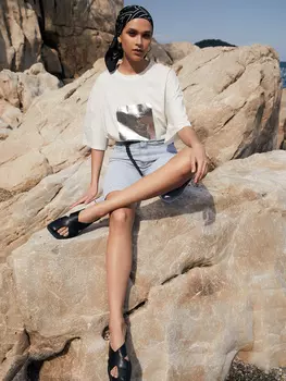 Футболка с принтом