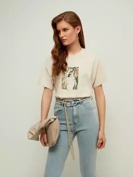 Футболка с принтом