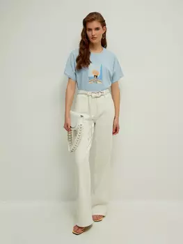 Футболка с принтом