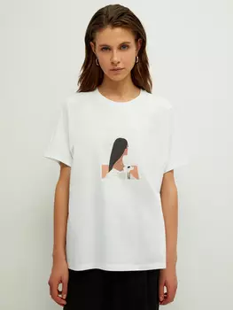 Футболка с принтом