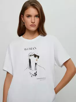 Футболка с принтом