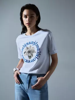 Футболка с принтом