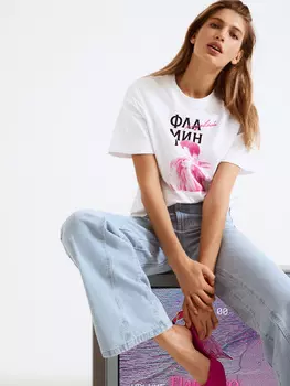 Футболка с принтом