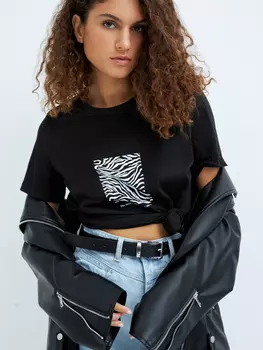 Футболка с принтом