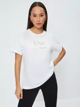 Футболка с принтом