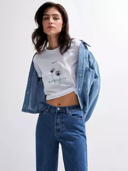 Футболка с принтом