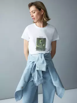 Футболка с принтом