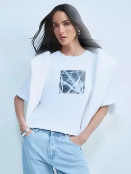 Футболка с принтом