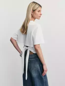 Футболка с завязкой на спине