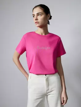 Футболка со стразами